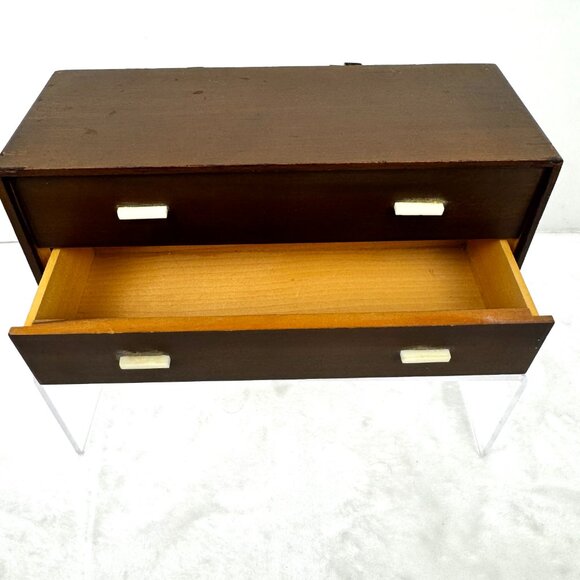 Vtg Mattel Modern Pre Barbie Wood Furniture Doll Dresser only 1953 Japan READ - Picture 4 of 16